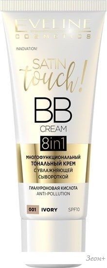 Eveline Cosmetics Satin Touch 8 в 1 №001 Ivory (30 мл)