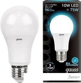   Gauss A60 E27 10  4100 K 102502210