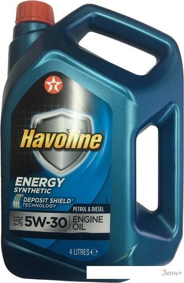 Моторное масло Texaco Havoline Energy 5W-30 4л