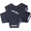USB-хаб Perfeo PF-HYD-6098H (черный)