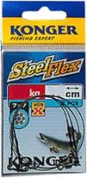 Оснастка рыболовная Набор поводков рыболовных Konger Wire X Steelflex / 282025012