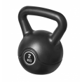   Bradex SF 0703, 2  (2kg Solid Color Cement Kettle Bell, black) SF 0703