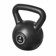 Пластиковая гиря Bradex SF 0704, 4 кг (4kg Solid Color Cement Kettle Bell, black) SF 0704