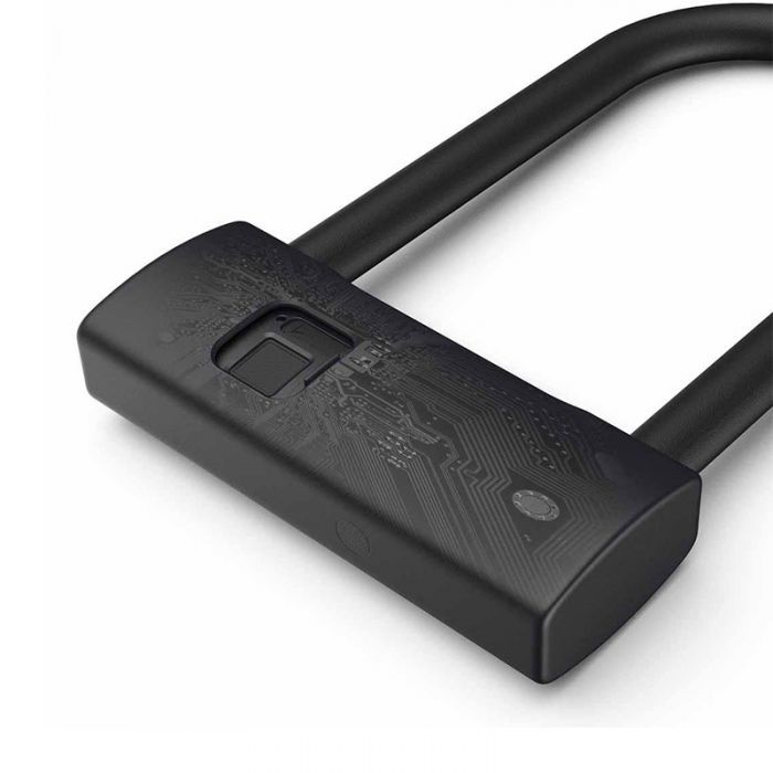 Замок со сканером отпечатков пальцев AreoX U-lock Smart Fingerprint (225mm) EU